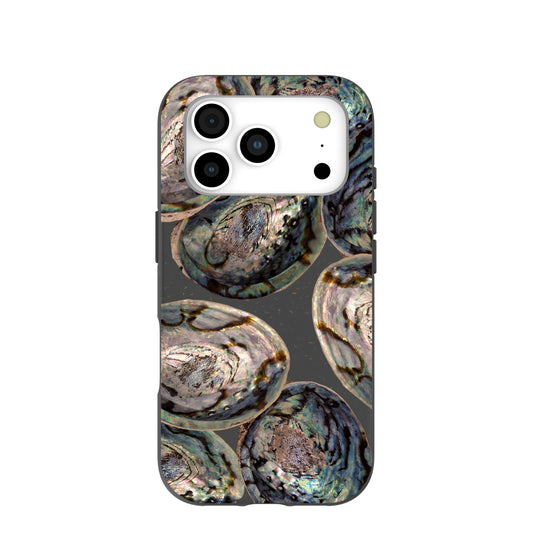 Black Abalone Shells iPhone 17 Pro Case