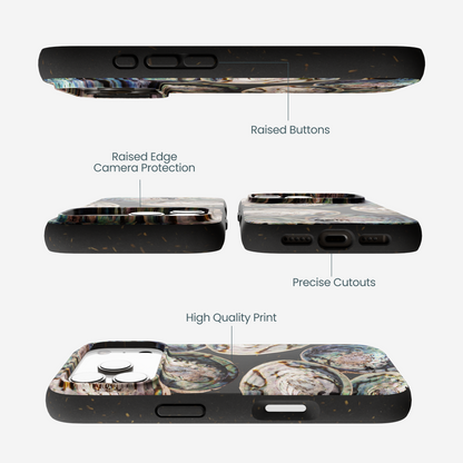Black Abalone Shells iPhone 17 Pro Case