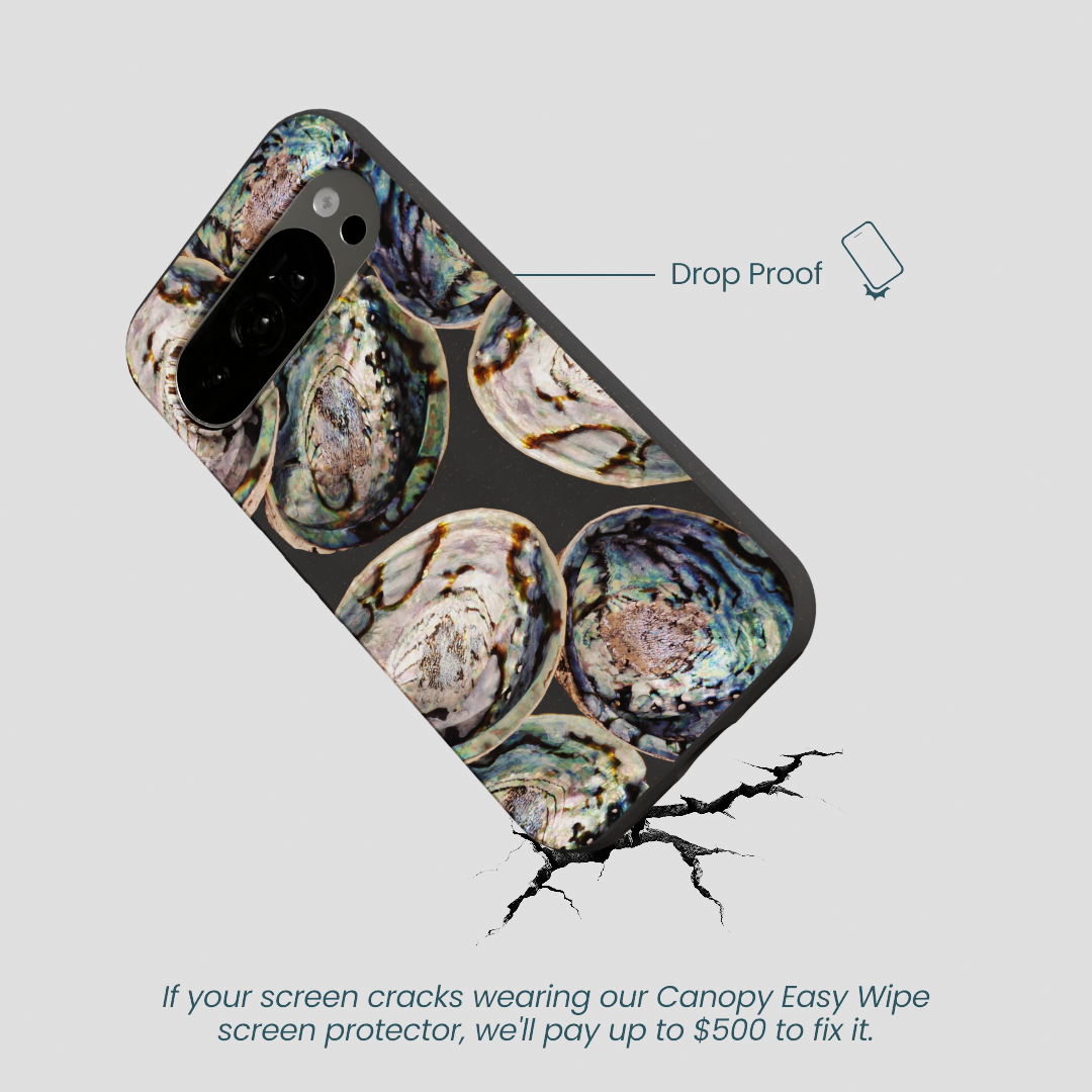 Black Abalone Shells Google Pixel 10/10 Pro Case