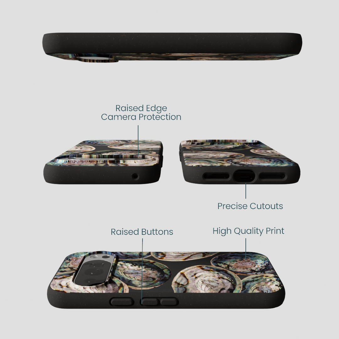 Black Abalone Shells Google Pixel 10/10 Pro Case