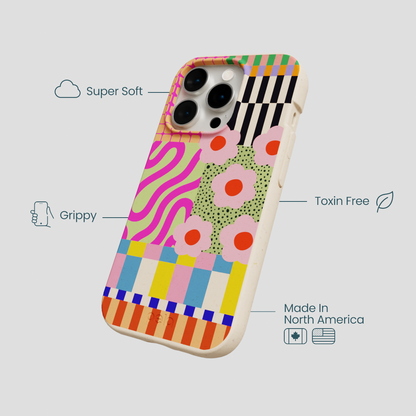 Seashell Abstract Cake iPhone 14 Pro Case