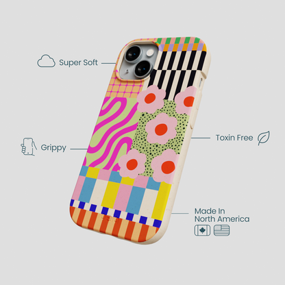 Seashell Abstract Cake iPhone 14 Case
