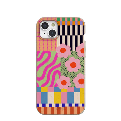 Seashell Abstract Cake iPhone 15 Plus Case