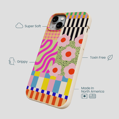 Seashell Abstract Cake iPhone 15 Plus Case