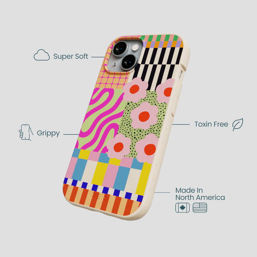 Seashell Abstract Cake iPhone 15 Case