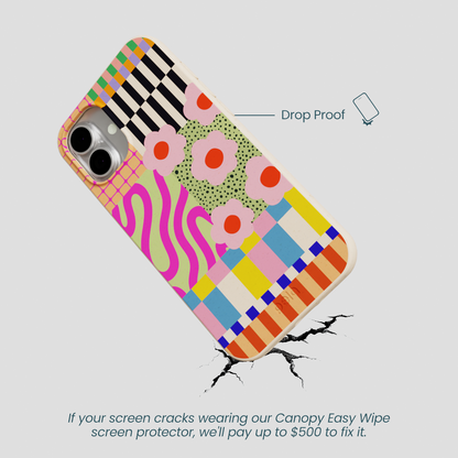 Seashell Abstract Cake iPhone 16 Plus Case