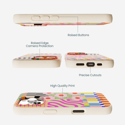 Seashell Abstract Cake iPhone 16 Pro Max Case