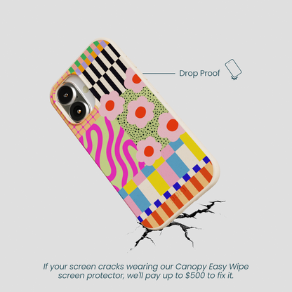 Seashell Abstract Cake iPhone 16 Case