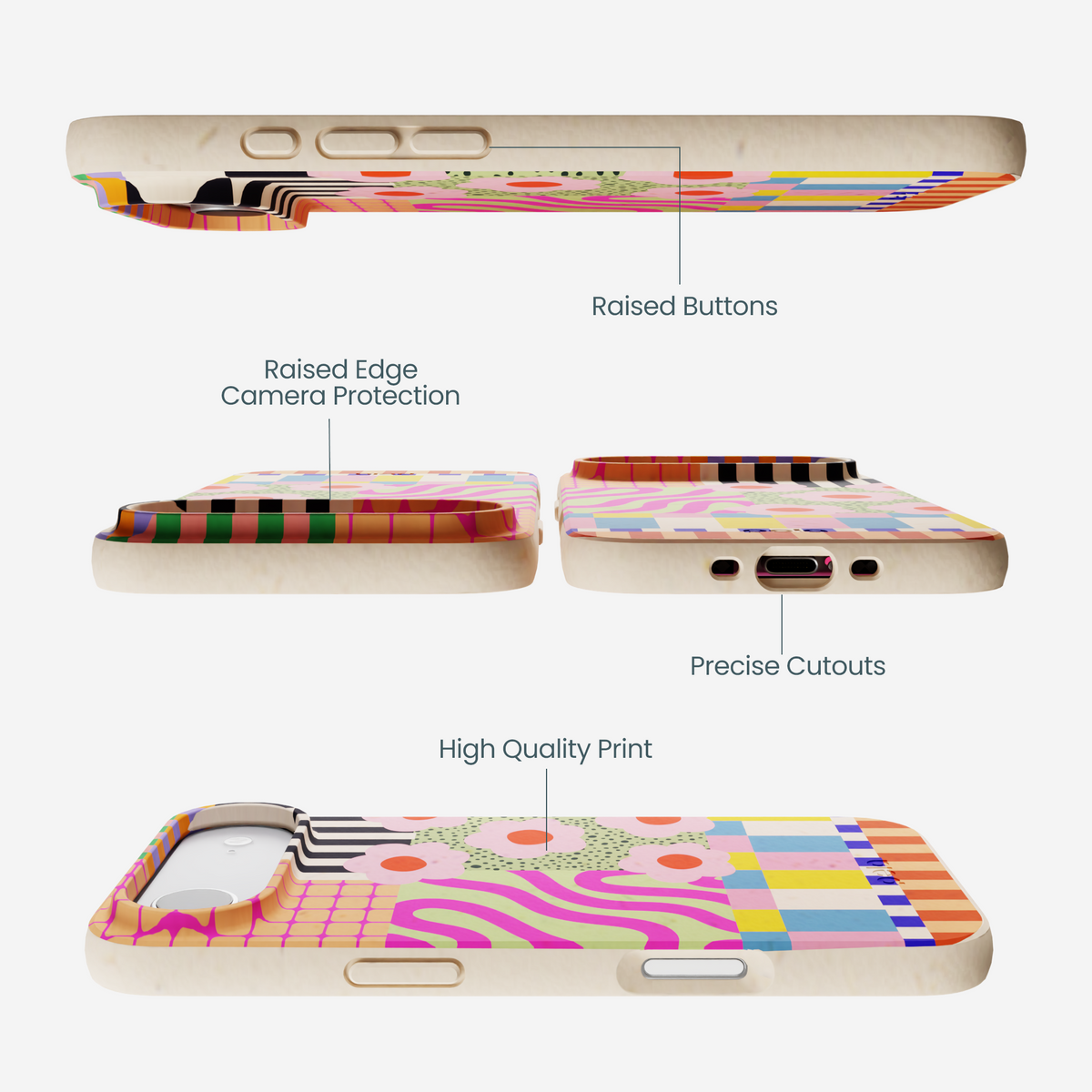 Seashell Abstract Cake iPhone Air Case
