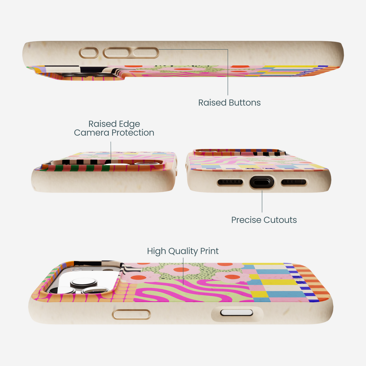 Seashell Abstract Cake iPhone 17 Pro Max Case