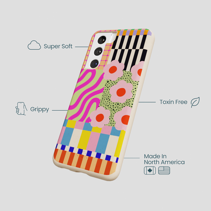 Seashell Abstract Cake Samsung Galaxy S22 Case