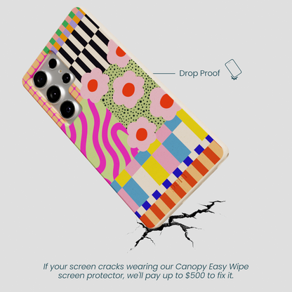 Seashell Abstract Cake Samsung Galaxy S25 Ultra Case