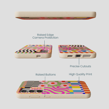 Seashell Abstract Cake Samsung Galaxy S25 Case