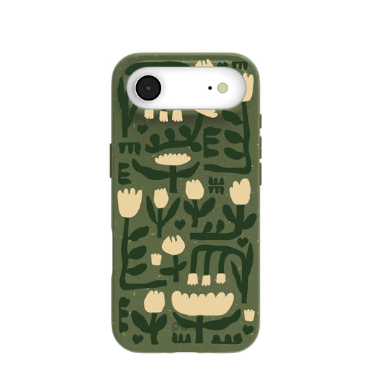 Forest Floor Abstract Tulips iPhone Air Case