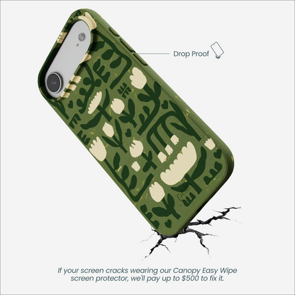 Forest Floor Abstract Tulips iPhone Air Case