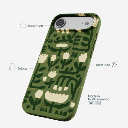 Forest Floor Abstract Tulips iPhone Air Case