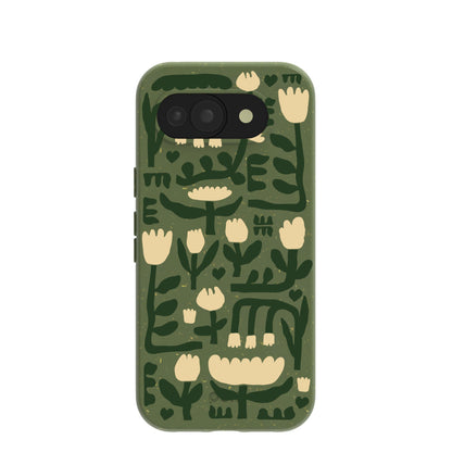 Forest Floor Abstract Tulips Google Pixel 10a Case