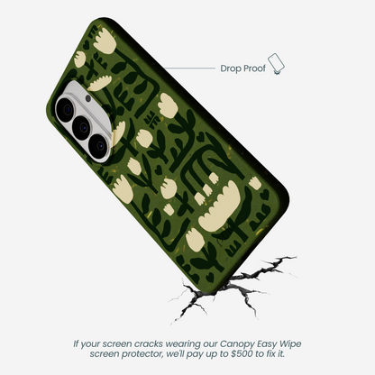 Forest Floor Abstract Tulips Samsung Galaxy S26 Case