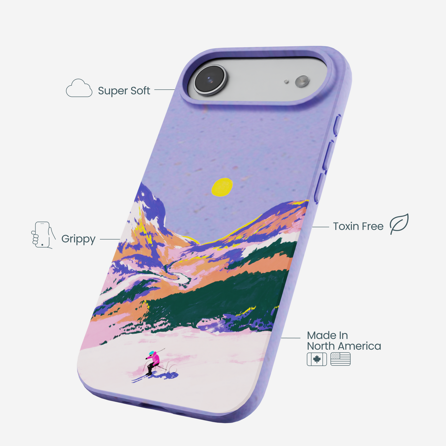 Lavender Alpine Sunset iPhone Air Case