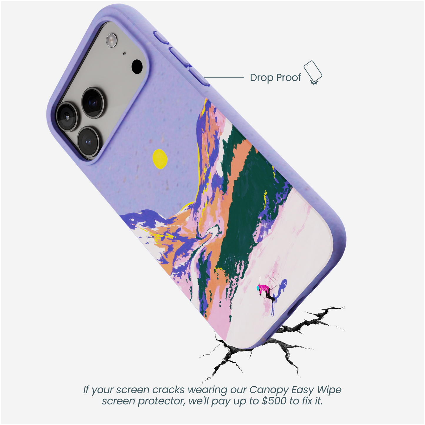 Lavender Alpine Sunset iPhone 17 Pro Max Case