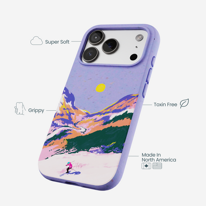 Lavender Alpine Sunset iPhone 17 Pro Case