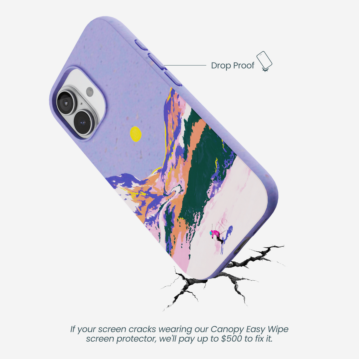 Lavender Alpine Sunset iPhone 17 Case