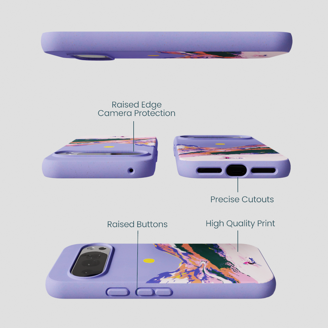 Lavender Alpine Sunset Google Pixel 10/10 Pro Case
