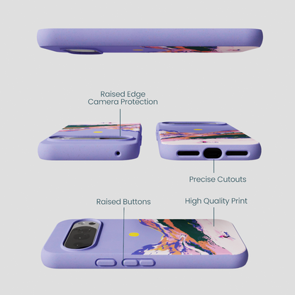 Lavender Alpine Sunset Google Pixel 10/10 Pro Case