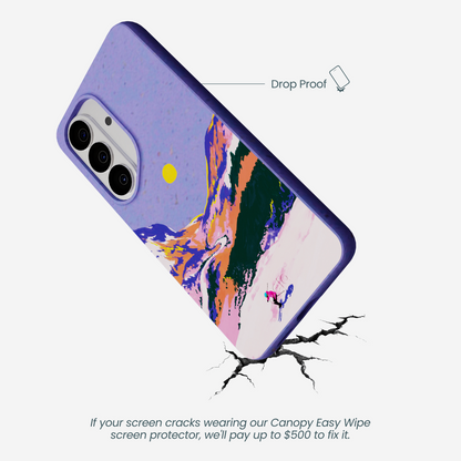 Lavender Alpine Sunset Samsung Galaxy S26 Case