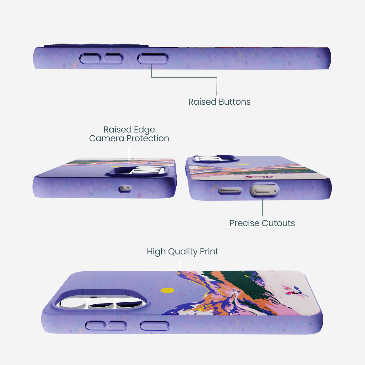 Lavender Alpine Sunset Samsung Galaxy S26 Case