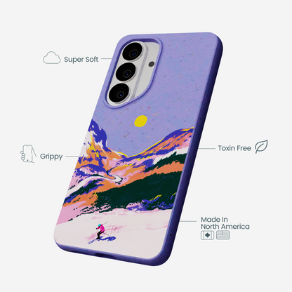 Lavender Alpine Sunset Samsung Galaxy S26 Case