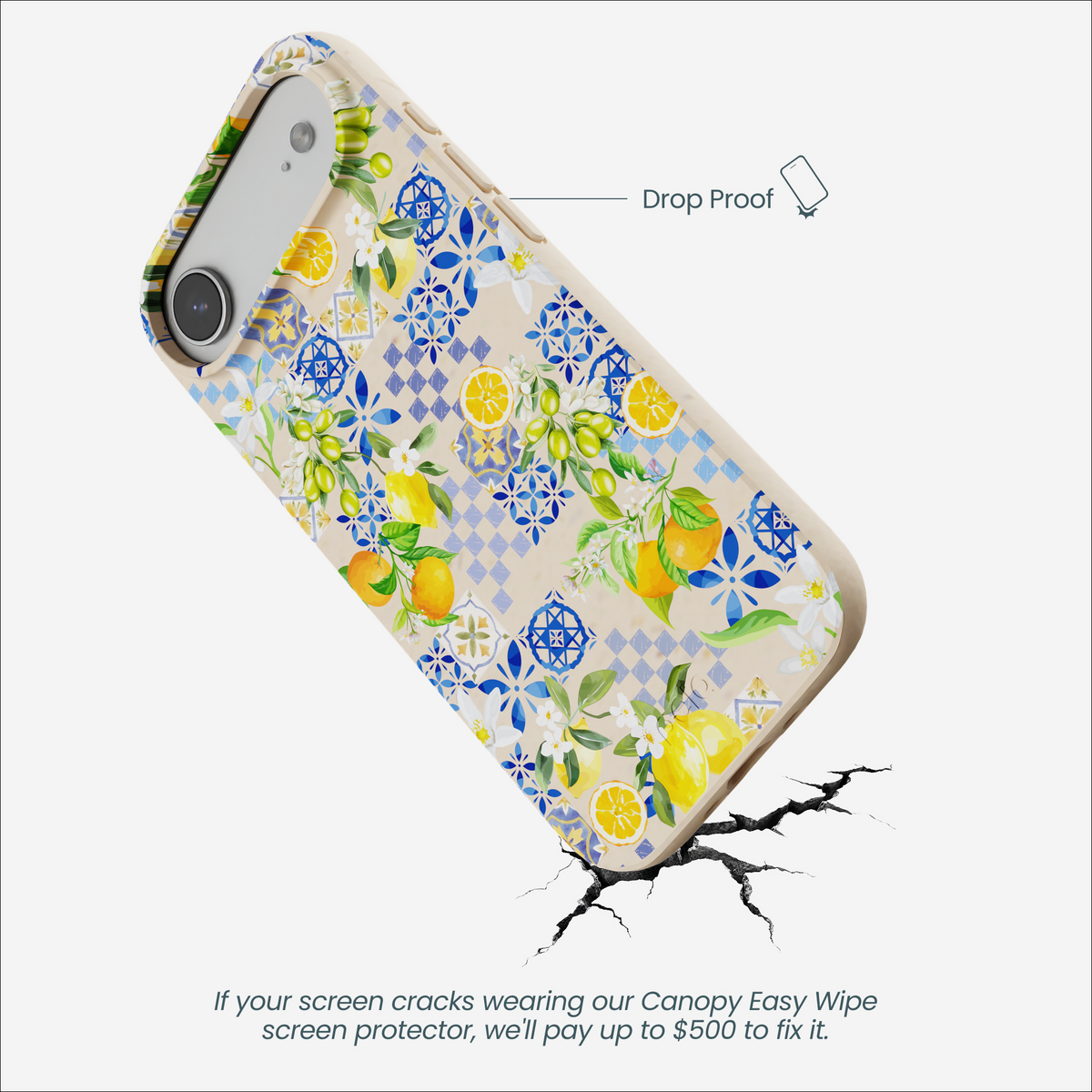 Seashell Amalfi Fruits iPhone Air Case