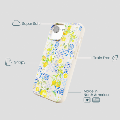 Seashell Amalfi Fruits iPhone 16e/17e Case