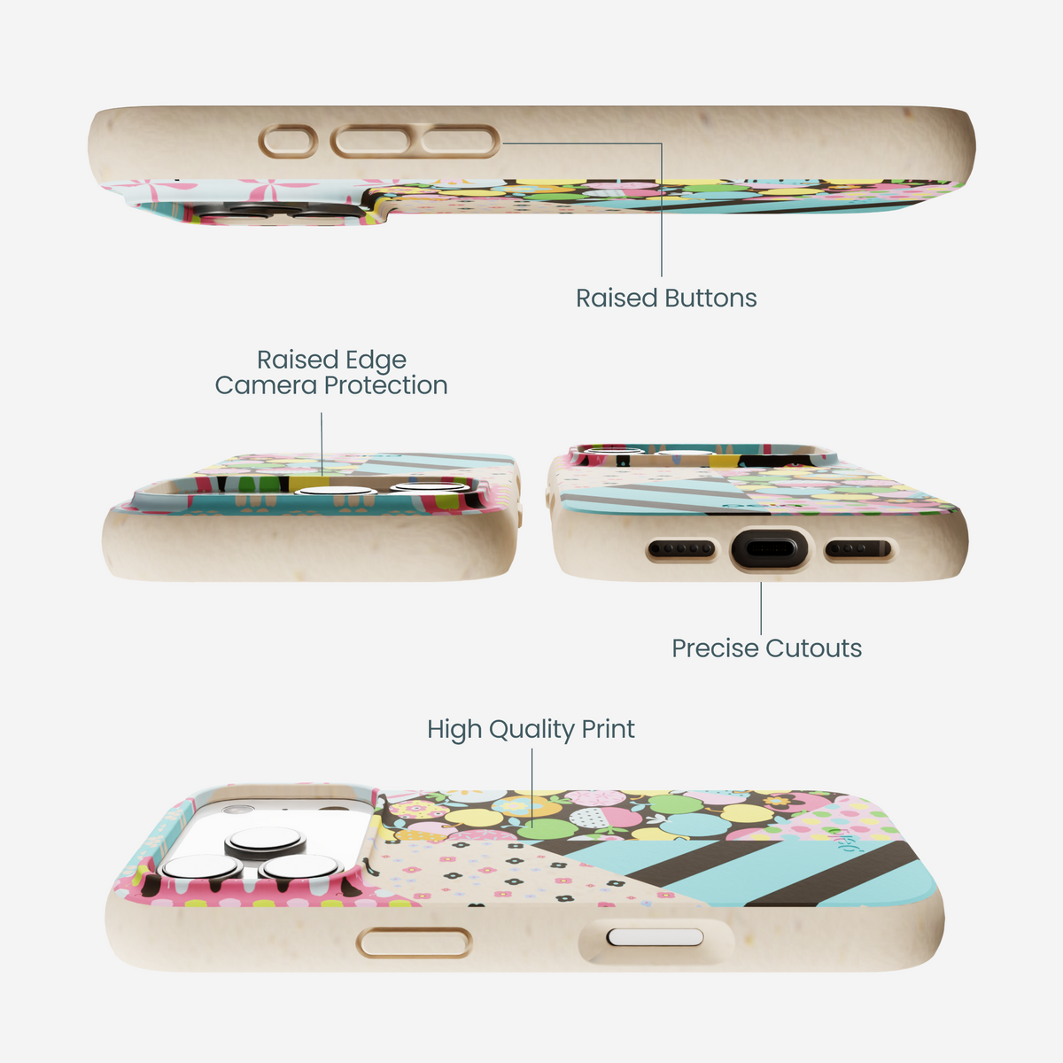 Seashell Apple Girl iPhone 17 Pro Case