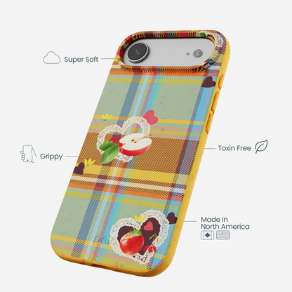Honey Apple Plaid iPhone Air Case