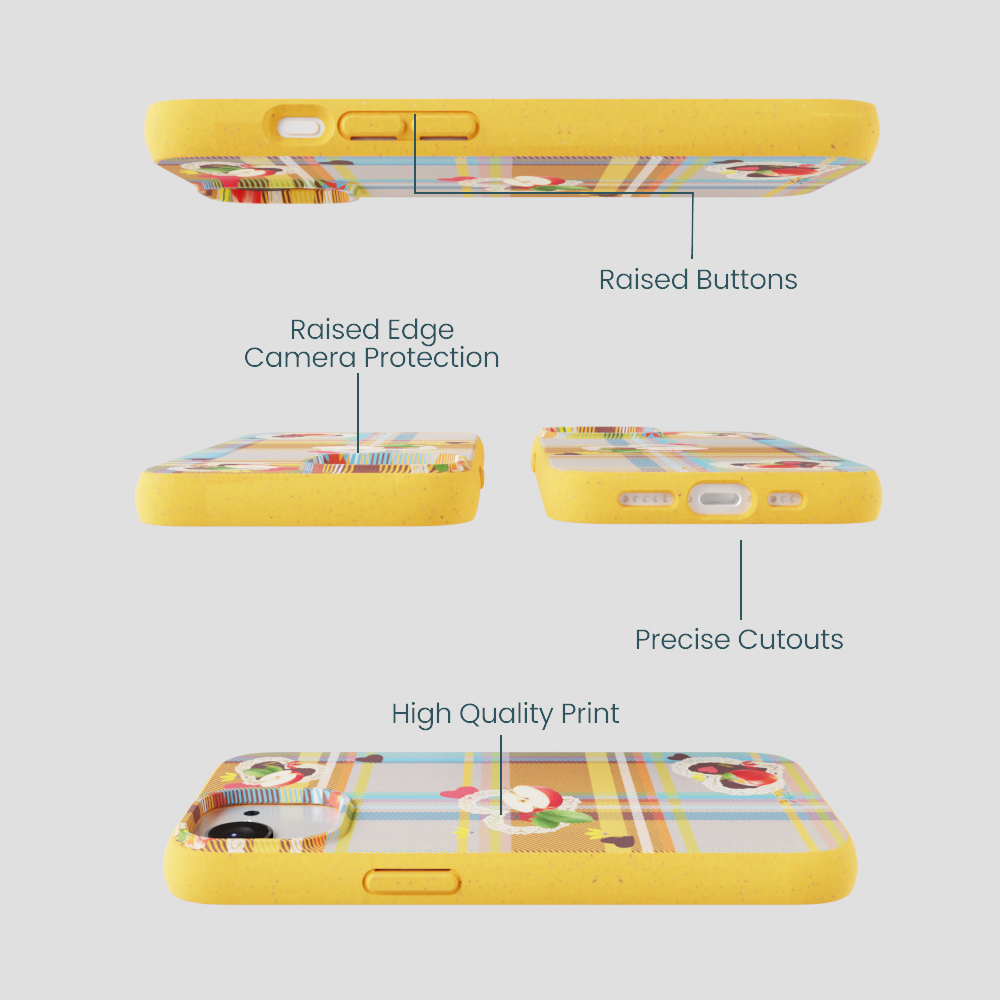 Honey Apple Plaid iPhone 16e/17e Case