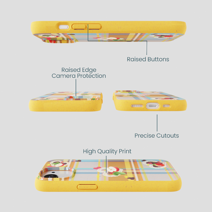 Honey Apple Plaid iPhone 16e/17e Case