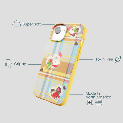 Honey Apple Plaid iPhone 16e/17e Case