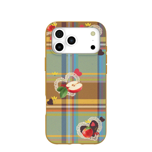 Honey Apple Plaid iPhone 17 Pro Max Case