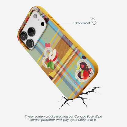 Honey Apple Plaid iPhone 17 Pro Case