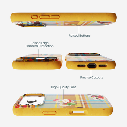 Honey Apple Plaid iPhone 17 Pro Case