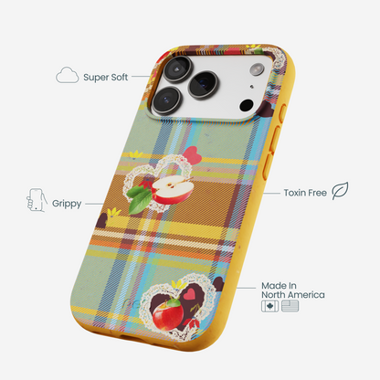 Honey Apple Plaid iPhone 17 Pro Case