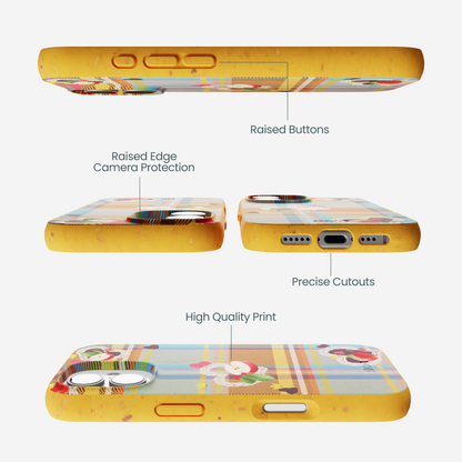 Honey Apple Plaid iPhone 17 Case