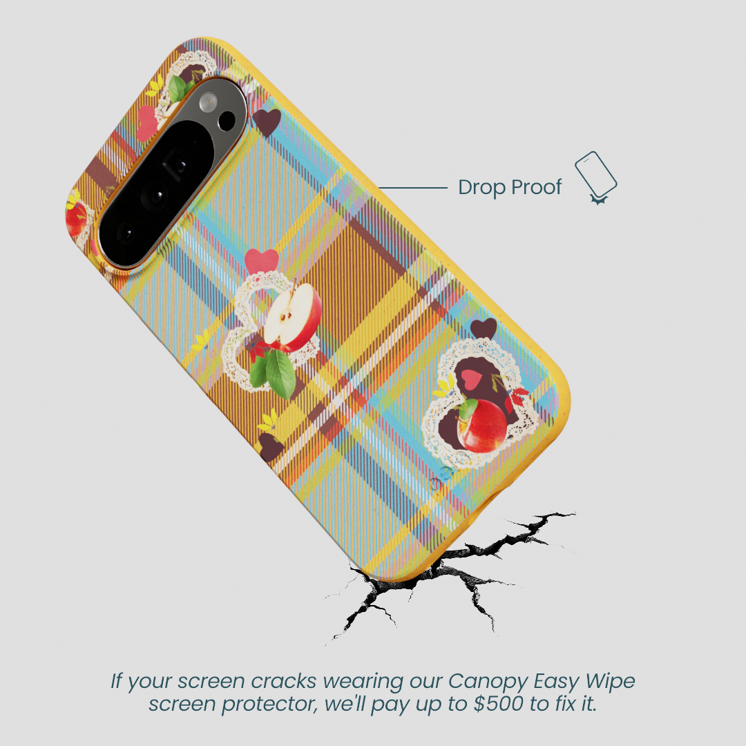 Honey Apple Plaid Google Pixel 10 Pro XL Case