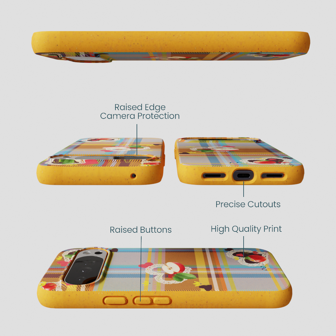 Honey Apple Plaid Google Pixel 10 Pro XL Case