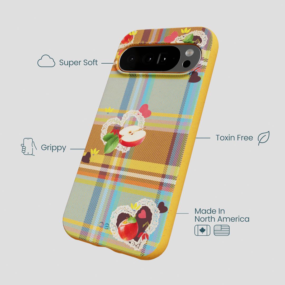Honey Apple Plaid Google Pixel 10 Pro XL Case