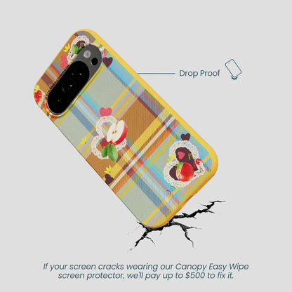 Honey Apple Plaid Google Pixel 10/10 Pro Case