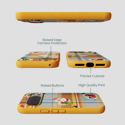 Honey Apple Plaid Google Pixel 10/10 Pro Case