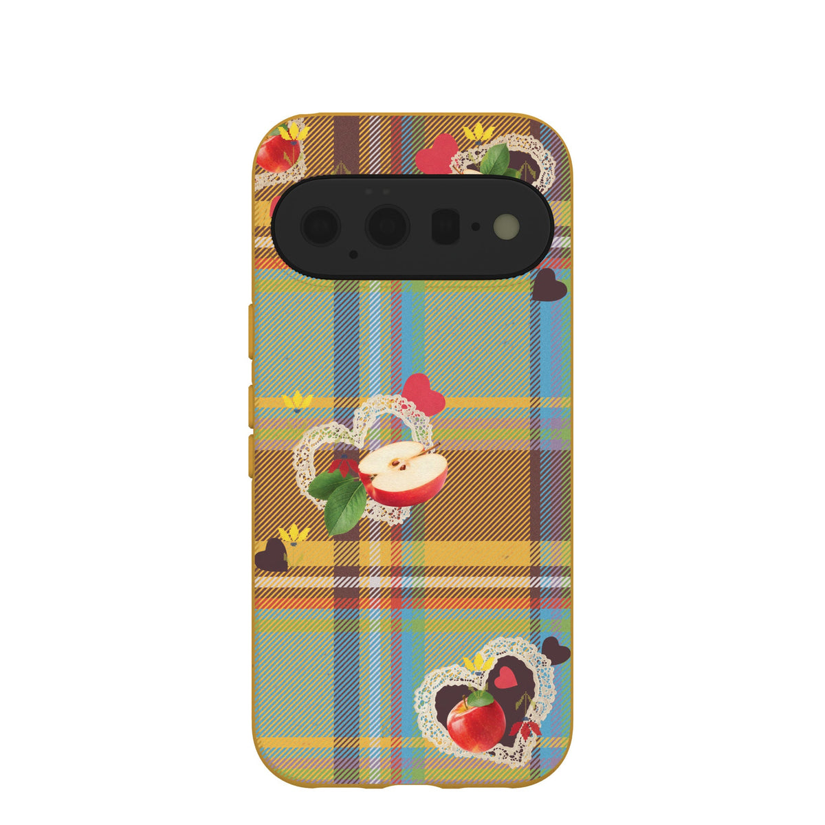 Honey Apple Plaid Google Pixel 11 Case