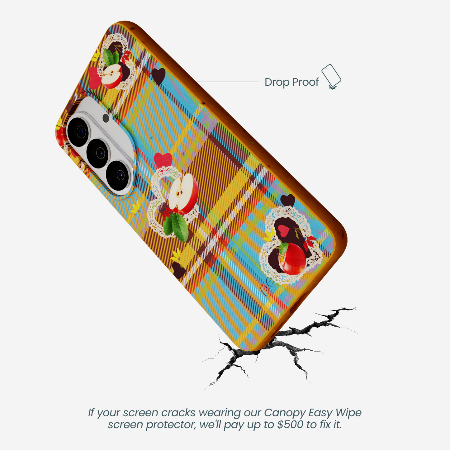 Honey Apple Plaid Samsung Galaxy S26 Case